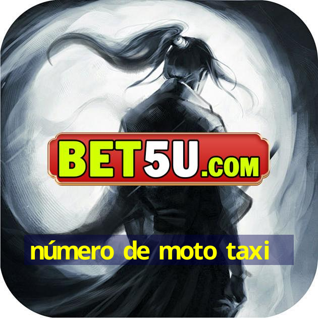 número de moto taxi